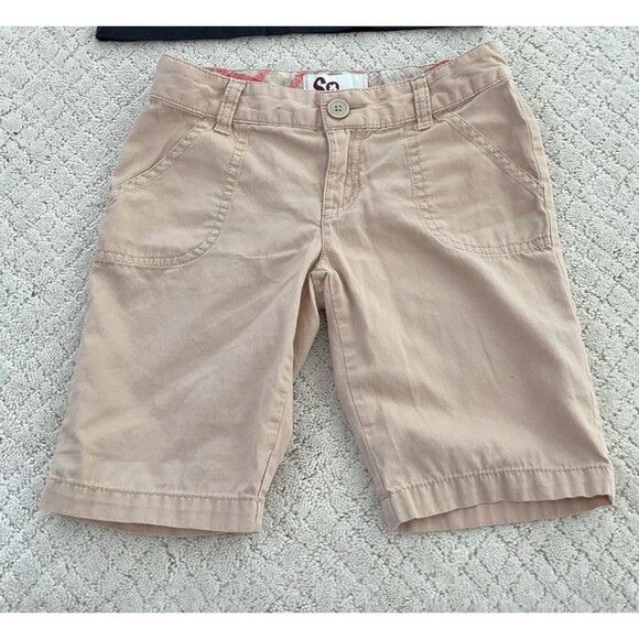 Girl's Nike Black Tank Blue Logo Tee and So. Tan Shorts Outfit Size 8 - Picture 8 of 14